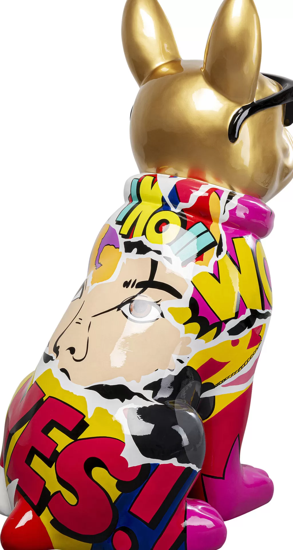 KARE Design : Sculpture Contemporaine de Chien en Graffiti - Décoration Murale Originale 152 cm pour Espaces Modernes