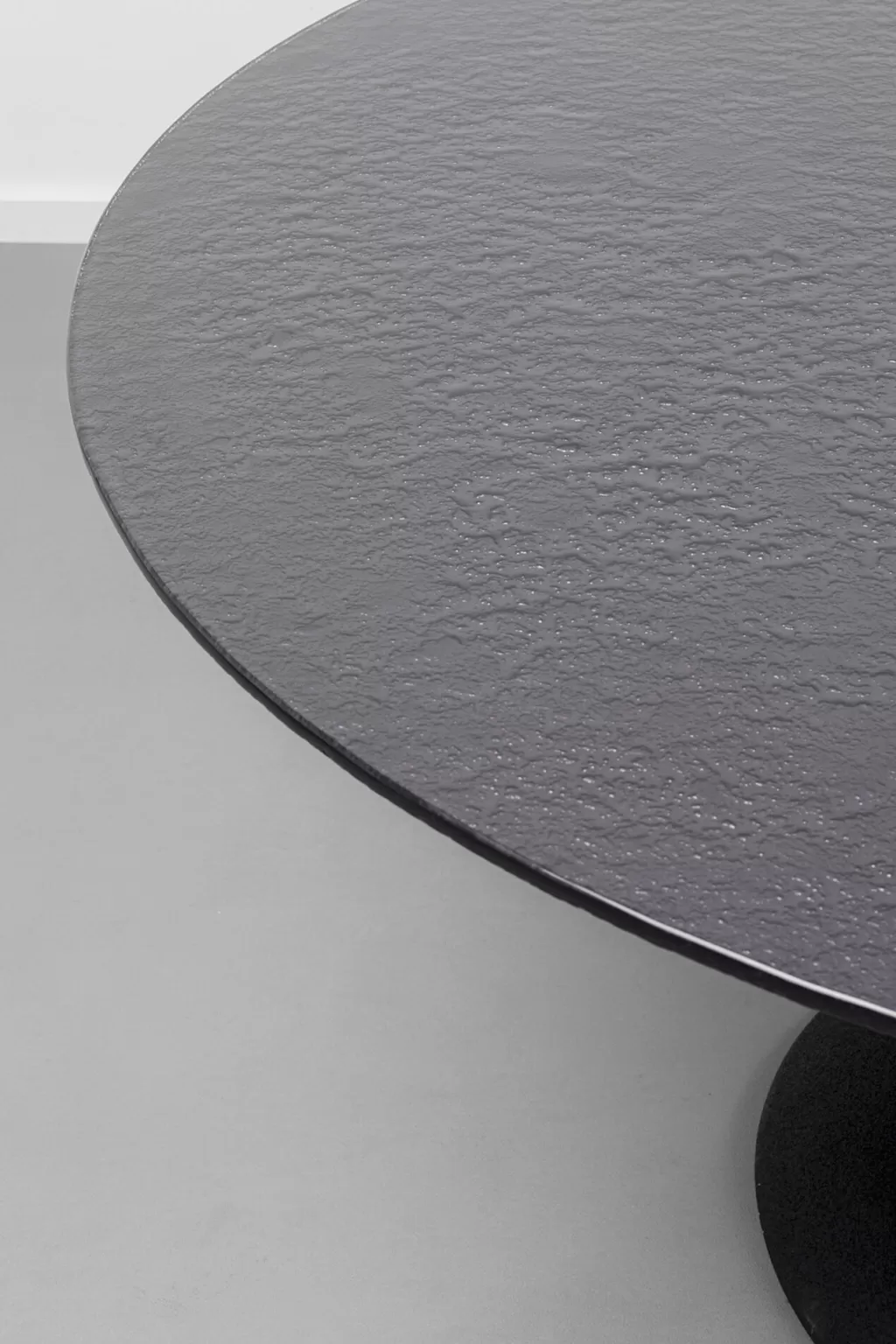Table Ronde Élégante Grande Possibilita Bubble - Design Contemporain en Noir Diamètre 150 cm