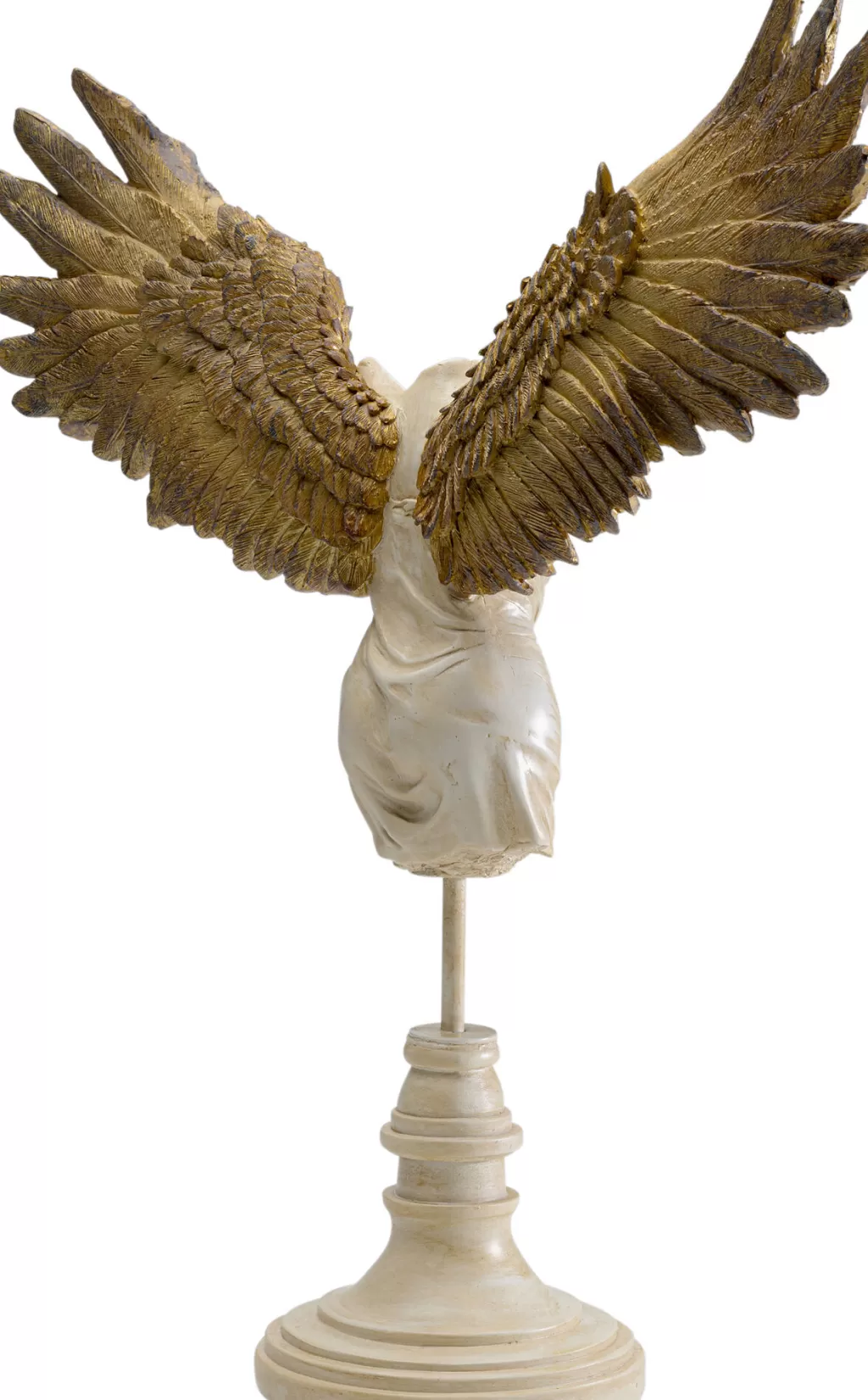 Ange Gardien Féminin Sculpté à la Main - Décoration Murale Élégante KARE Design (42 cm)