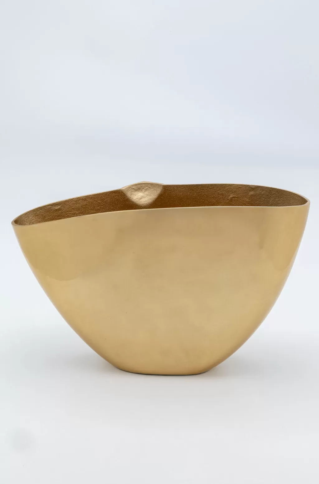 Vase Design Moderne Demi-Visage par KARE Design - Finition Dorée Élégante 46 cm