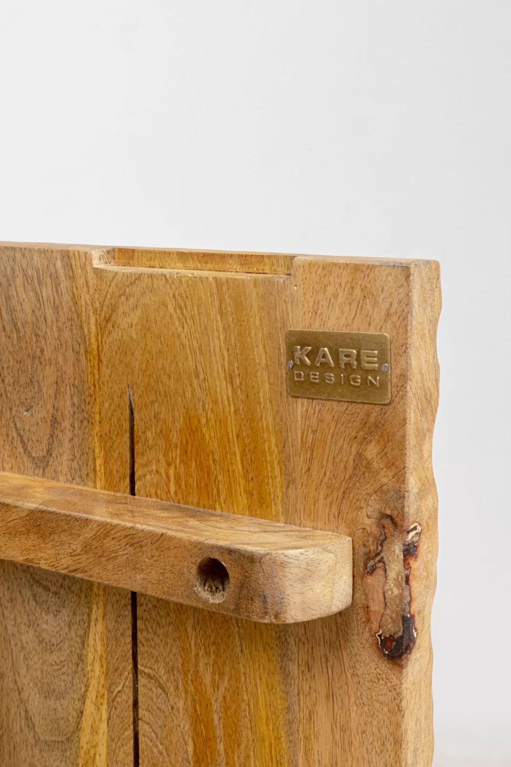 Table basse scandinave Hammer Senkki en manglier massif - Design KARE pour salon, 160 x 75 cm