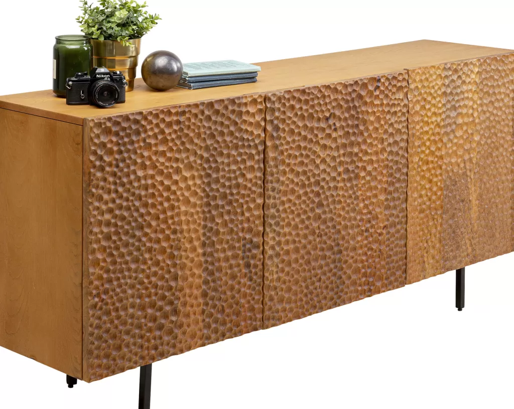 Table basse scandinave Hammer Senkki en manglier massif - Design KARE pour salon, 160 x 75 cm