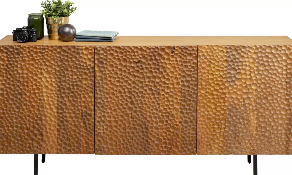 Table basse scandinave Hammer Senkki en manglier massif - Design KARE pour salon, 160 x 75 cm