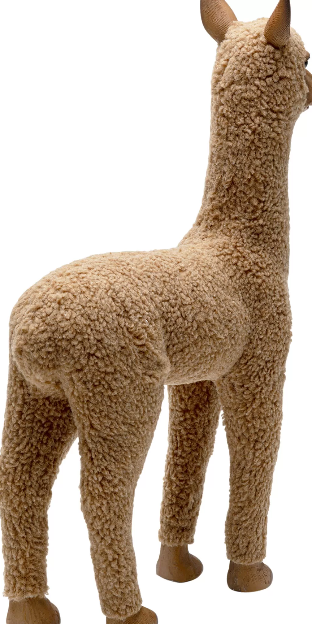 Décoration Tendre Alpaga Joyeux par KARE Design - Figurine Marron 48 cm pour Ambiance Chaleureuse