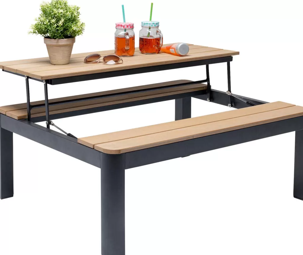 KARE Design – Table Modulable Happy Day, Élégante pour Salon et Salle à Manger | Design Pratique et Polyvalent