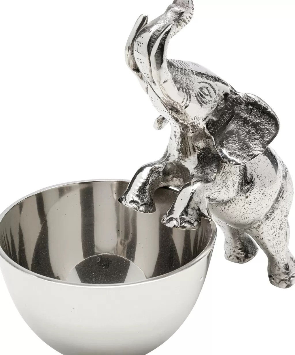 Bol décoratif Éléphant Joyeux - Design scandinave moderne pour la décoration d'intérieur - 20 x 13 cm - Création KARE 

（：，，，，）