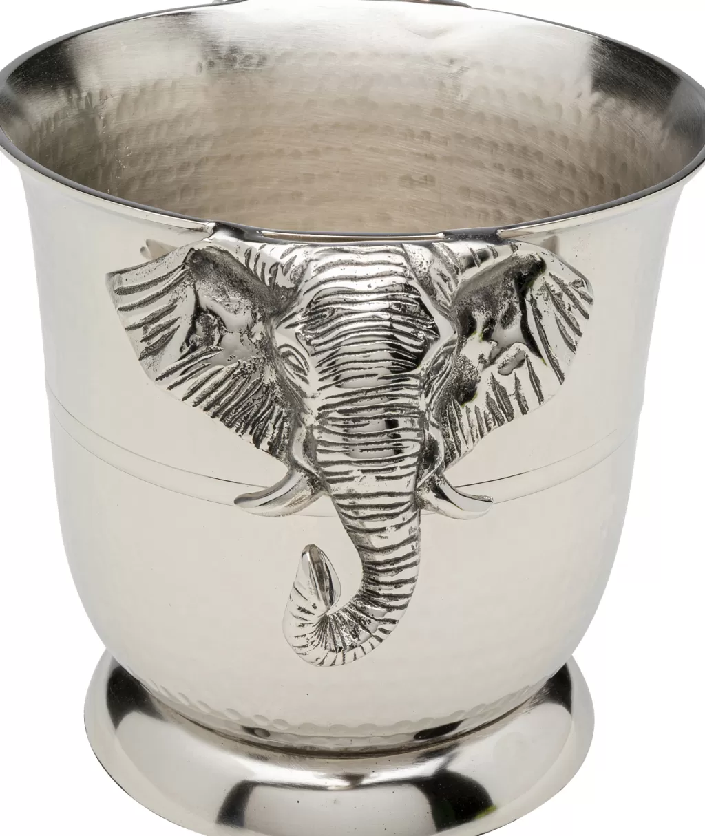 Rafraîchisseur à Vin Original avec Motif d'Éléphants Joyeux - Design Élégant par KARE | Conservation Stylish pour Bouteilles
