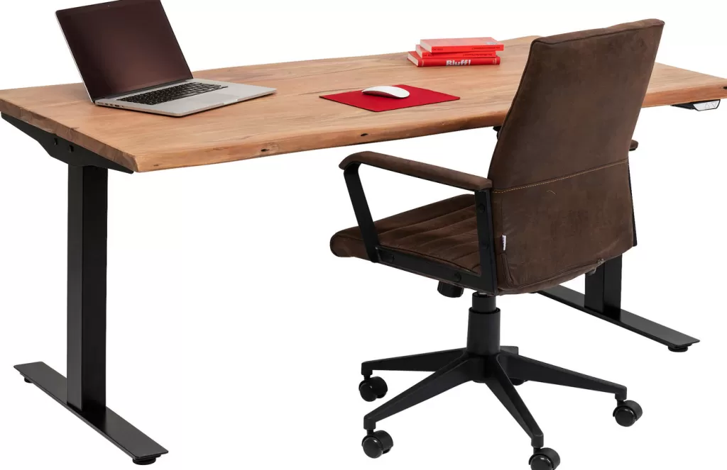 Bureau Design Moderne Harmony Noir KARE – Table de Travail Fonctionnelle 200 x 100 cm