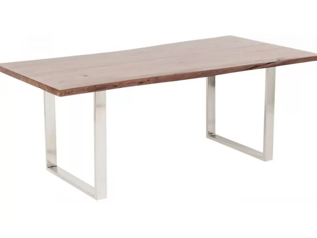 Table basse Harmony Dark en finition chromée 160 x 80 cm - Design contemporain par KARE