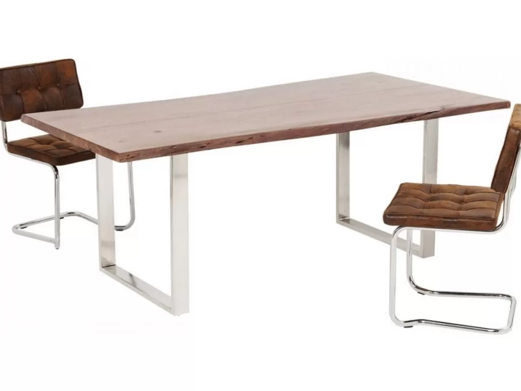 Table basse Harmony Dark en finition chromée 160 x 80 cm - Design contemporain par KARE