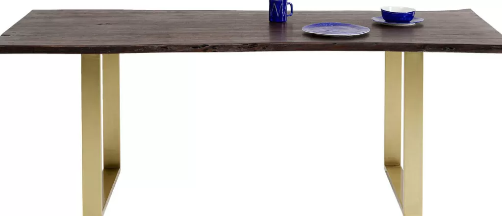 Table basse Harmony Dark en laiton - KARE Design, dimensions 160x80 cm, style épuré intemporel