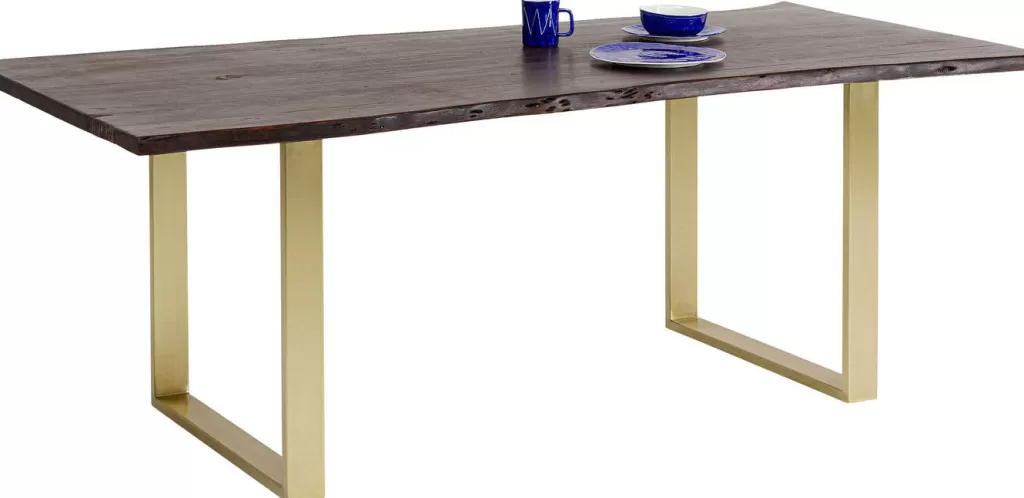Table basse Harmony Dark en laiton - KARE Design, dimensions 160x80 cm, style épuré intemporel