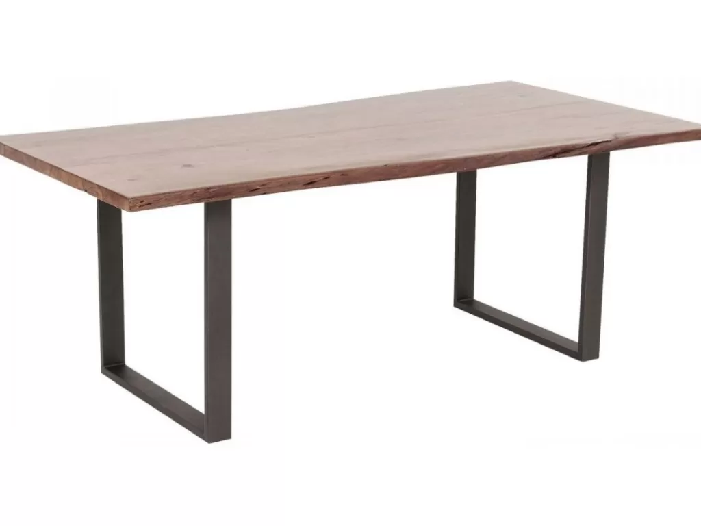 Table design contemporaine Harmony Noir - Métal brut industriel 200x 100 cm par KARE 

(Version raffinée avec éléments stylistiques naturels : ajout de traits d'union, formulation fluide, précision sur le style industriel, ordre logique des informations et marque en position stratégique)
