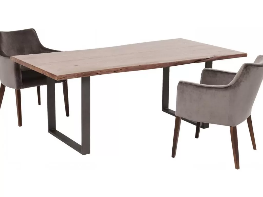Table design contemporaine Harmony Noir - Métal brut industriel 200x 100 cm par KARE 

(Version raffinée avec éléments stylistiques naturels : ajout de traits d'union, formulation fluide, précision sur le style industriel, ordre logique des informations et marque en position stratégique)