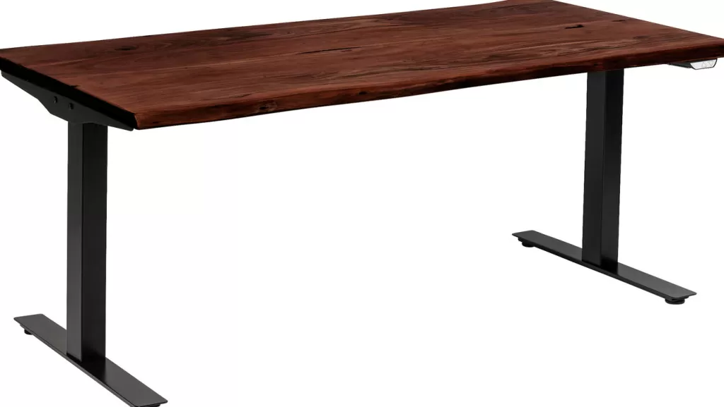 Bureau design élégant KARE Design Harmony Dark - Table de travail moderne 200 x 100 cm en finition foncée