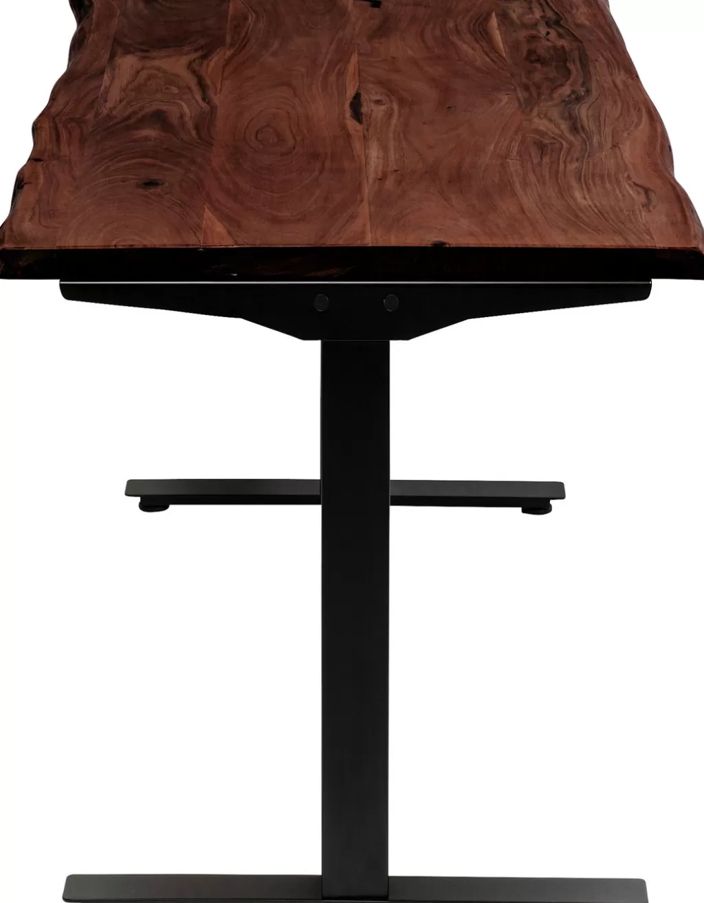 Bureau design élégant KARE Design Harmony Dark - Table de travail moderne 200 x 100 cm en finition foncée