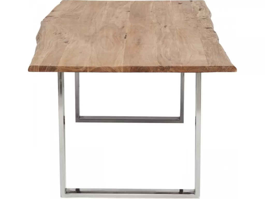 Table Basse Harmonie par KARE Design - Structure Chromé Robustesse, Dimensions 180x90cm, Design Contemporain pour Espace de Vie Moderne