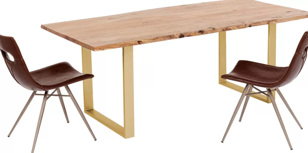 Élégante table basse Harmony au design contemporain - Finition cuivre vieilli - Dimensions 180 x 90 cm par KARE Design