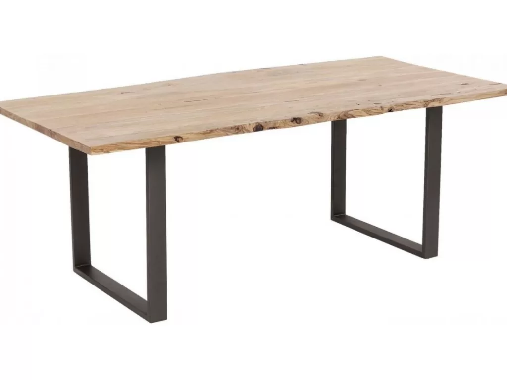 Table Harmony en Métal Brut - Design Scandinave Moderne 180 x 90 cm - KARE Design Collection Exclusive