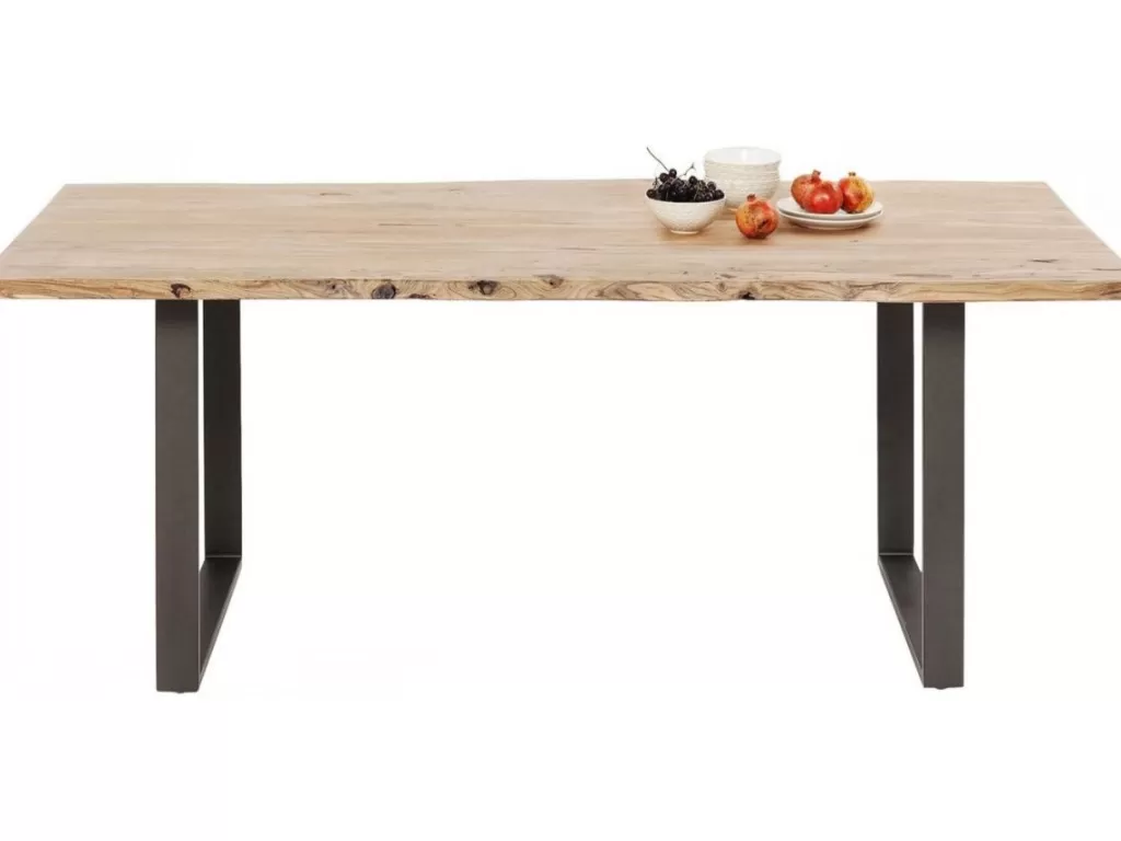 Table Harmony en Métal Brut - Design Scandinave Moderne 180 x 90 cm - KARE Design Collection Exclusive