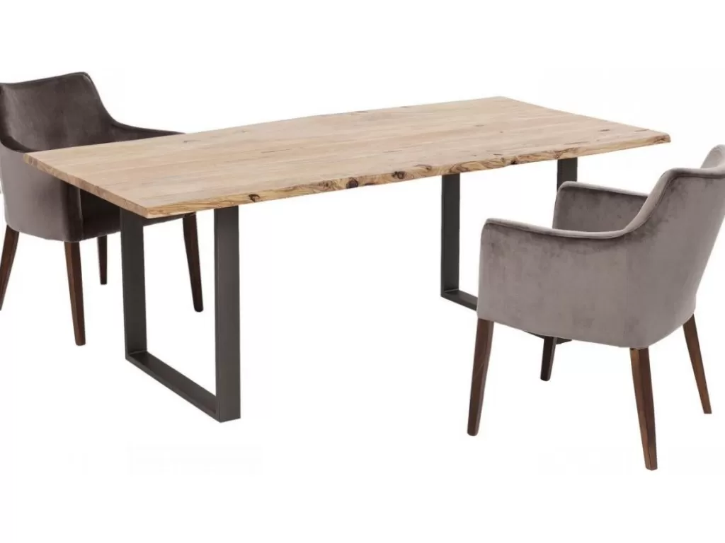 Table Basse Harmony en Métal Brut - Design Industriel 200x100 cm | KARE Collection Exclusive