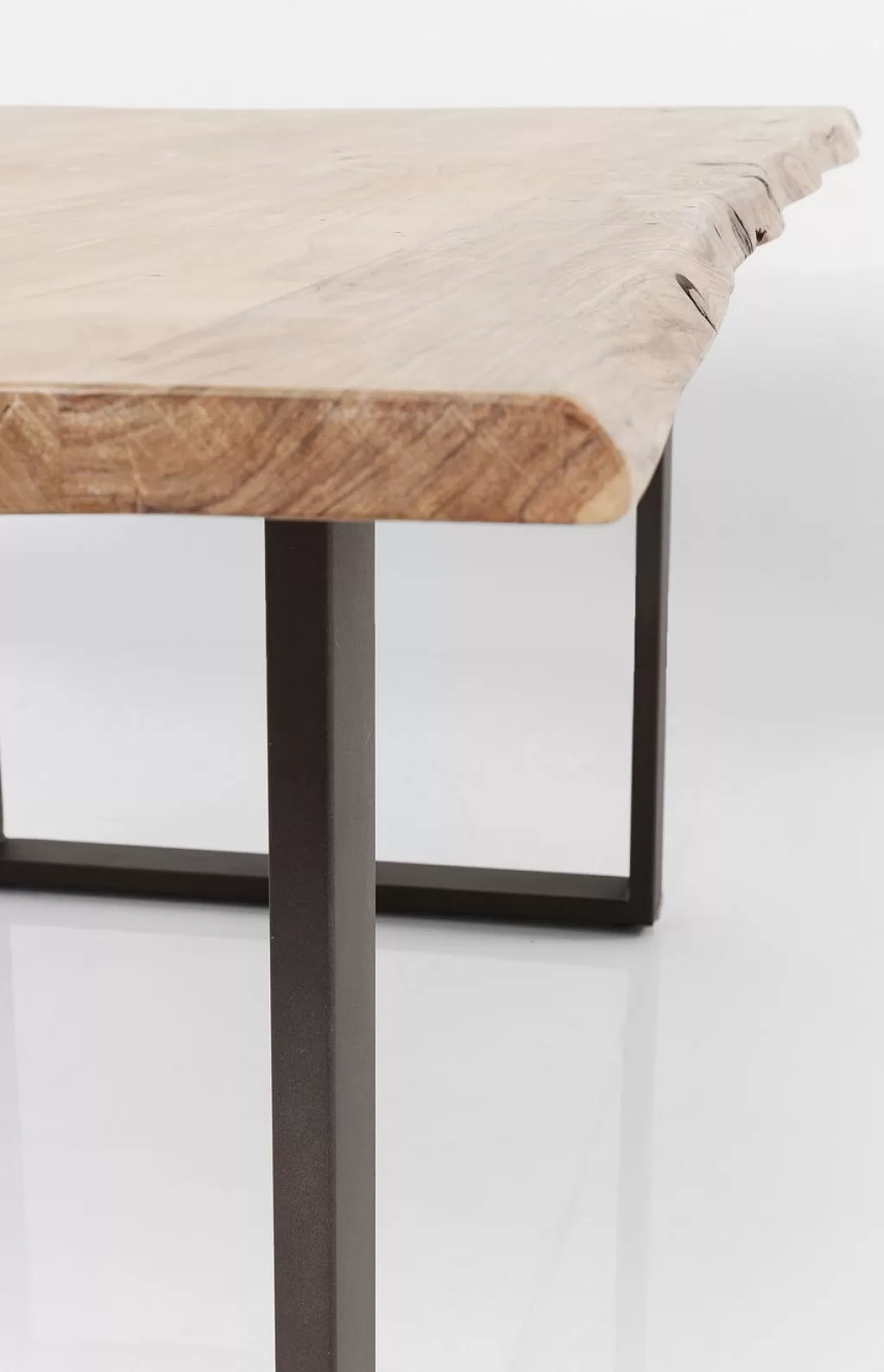 Table design Harmony en métal brut 160x80 cm - Collection contemporaine KARE