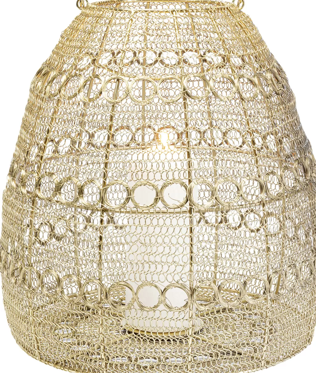 Luminaire suspendu design KARE - Modèle Hayat en laiton poli, forme conique élégante (37 cm)