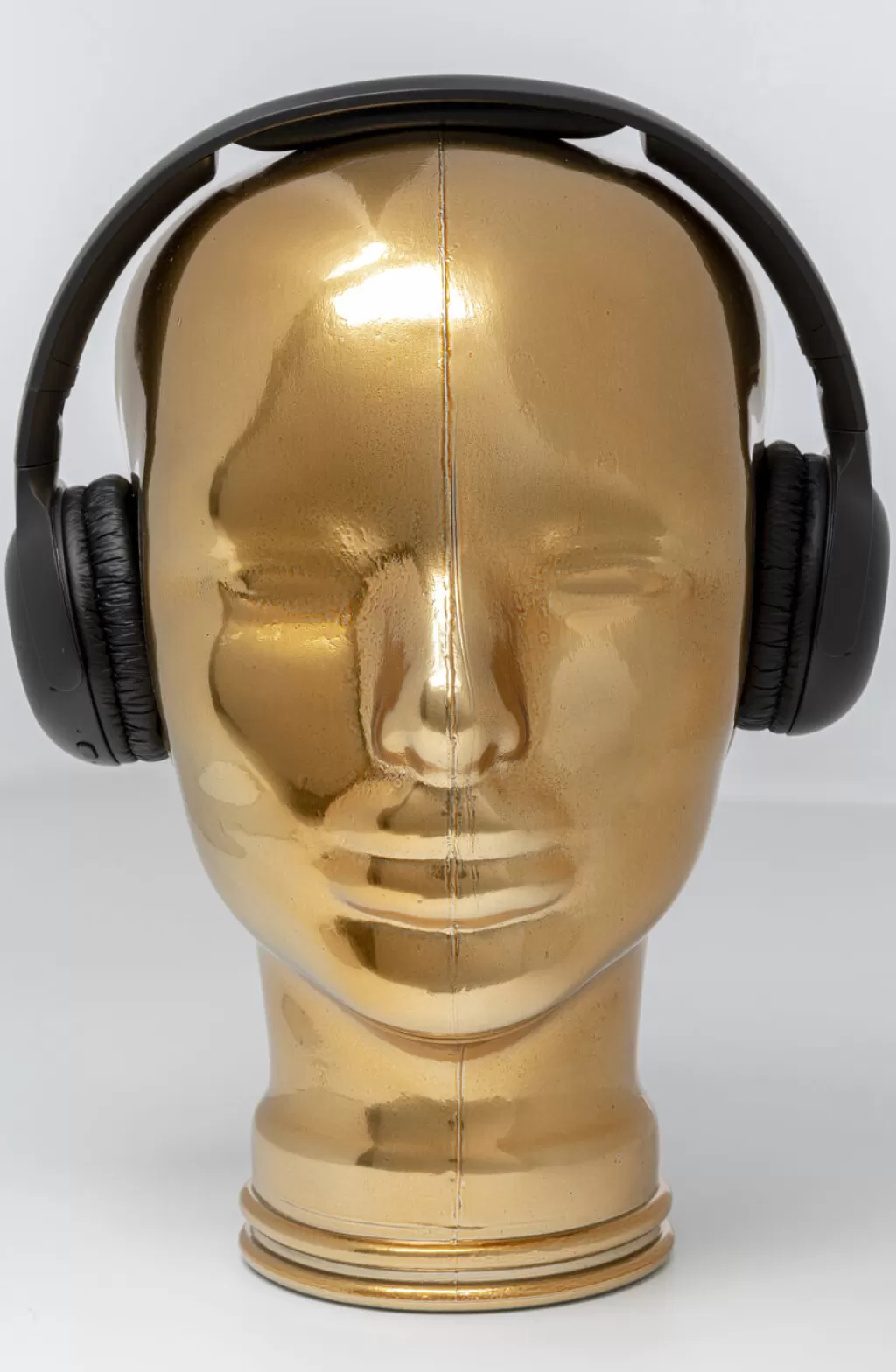 Porte-Casque Design Doré KARE - Support Mural Élégant pour Casque Audio en Finition Métallisée