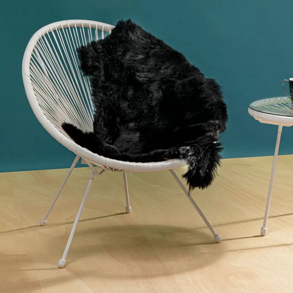 Abat-jour design Heidi par KARE - Noir élégant, dimensions 65x85 cm - Idéal pour salon contemporain