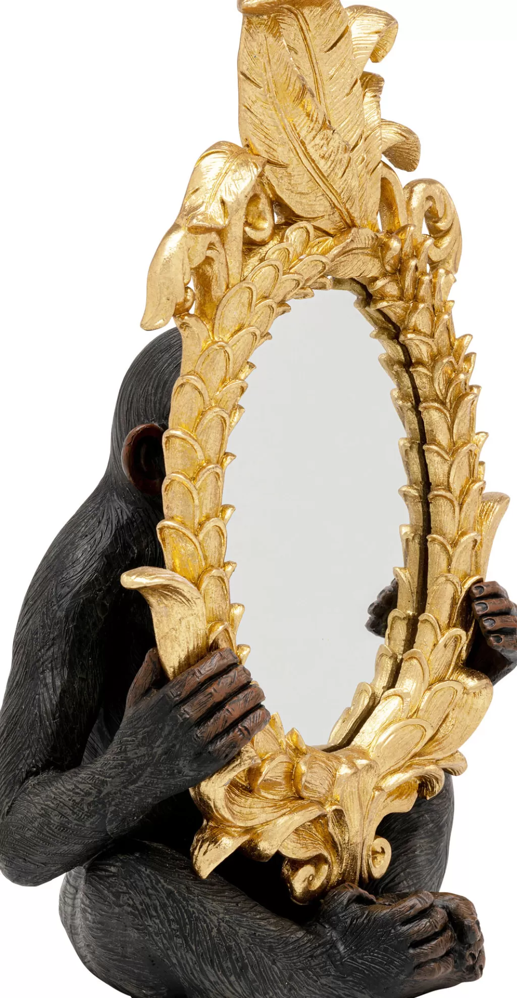 Miroir Décoratif Singe Caché KARE Design - Miroir de Salle de Bain 22 x 36 cm avec Motif Original