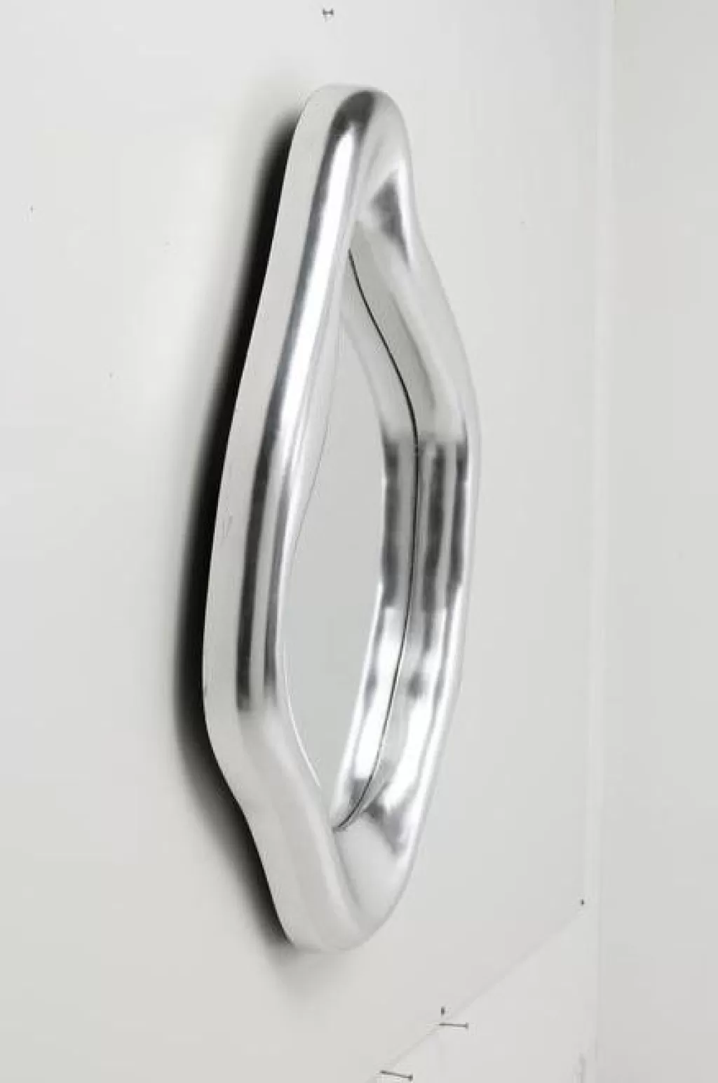Miroir Holographique Moderne KARE Design - Finition Argent Brillant, Dimensions Sur Mesure 119 x 76 cm (Décoration Murale Élégante)