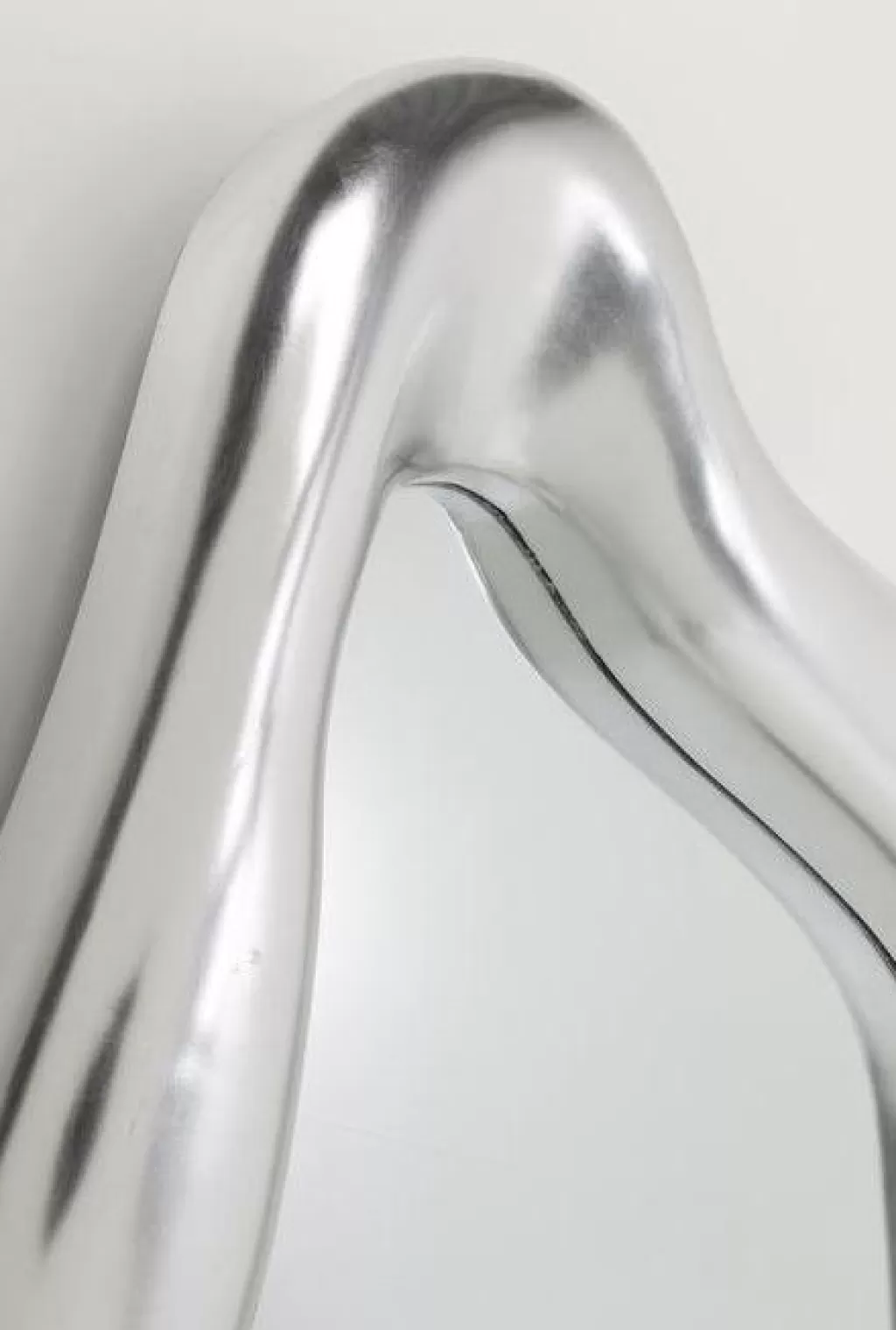 Miroir Holographique Moderne KARE Design - Finition Argent Brillant, Dimensions Sur Mesure 119 x 76 cm (Décoration Murale Élégante)