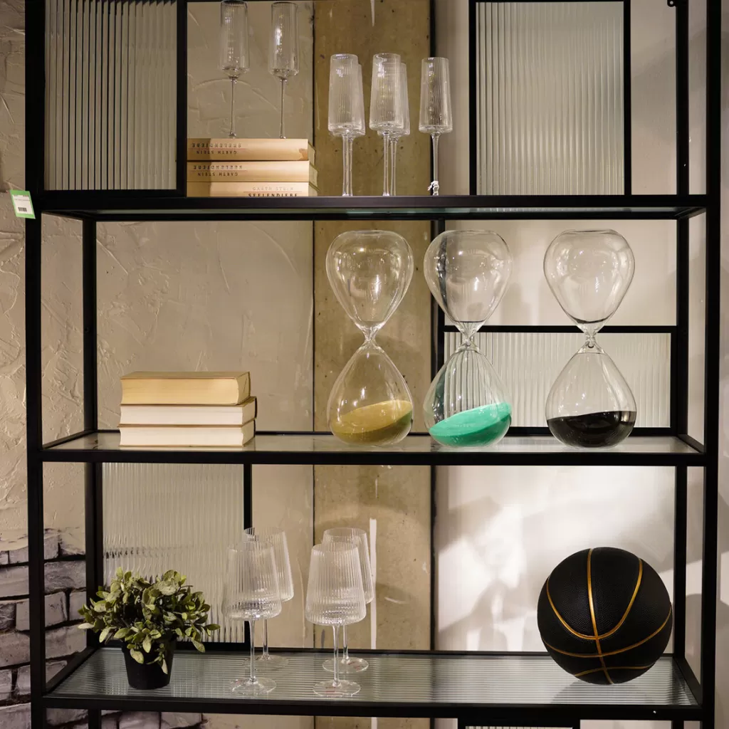 Sablier Design Moderne KARE - 38 cm - Décoratif pour Maison/Bureau - Choix de Coloris