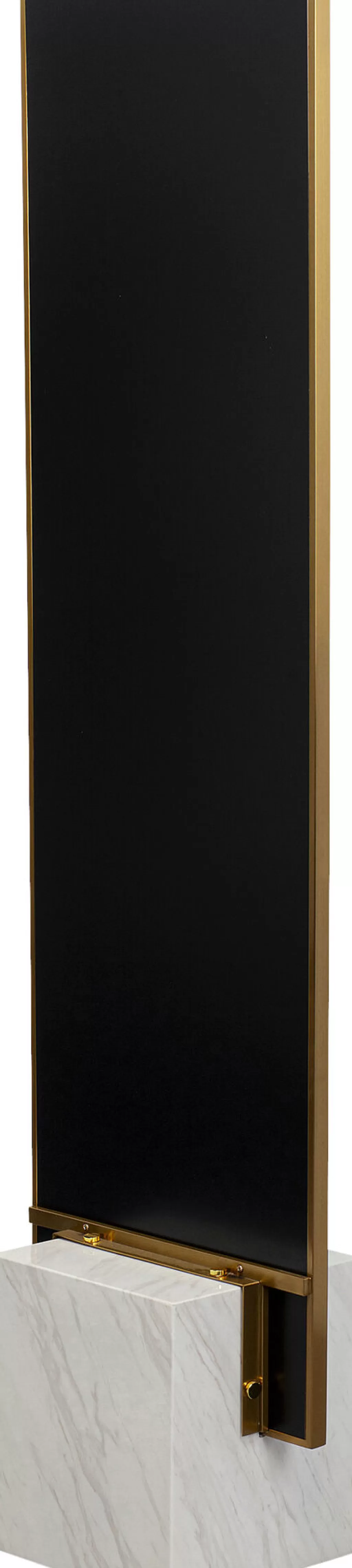 Miroir mural élégant Hulda en finition laiton - 46 x 180 cm - Collection design KARE