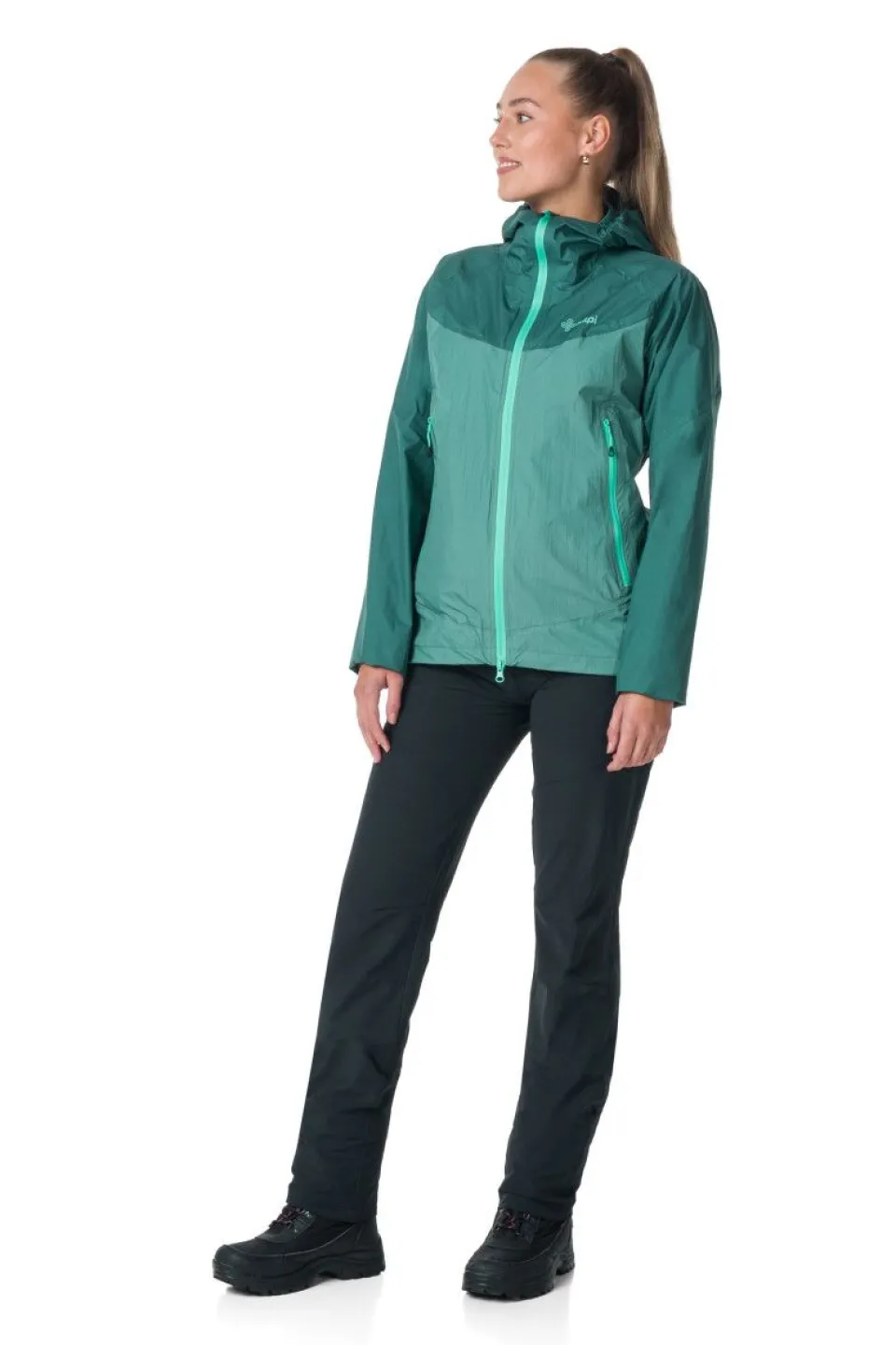 Veste Imperméable Kilpi pour Femmes - Confort Optimal en Randonnée, Modèle HURRICANE-W Léger et Résistant
