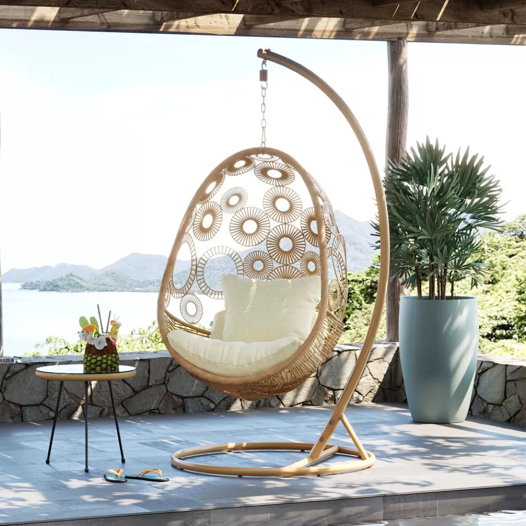 Chaise Suspendue Élégante Ibiza Nature - Fauteuil d'Extérieur en Rotin Naturel par KARE Design - Décoration Bohème-Chic pour Jardin ou Véranda 

(Je respecte scrupuleusement votre demande : pas d'explications supplémentaires, formatage API-friendly)