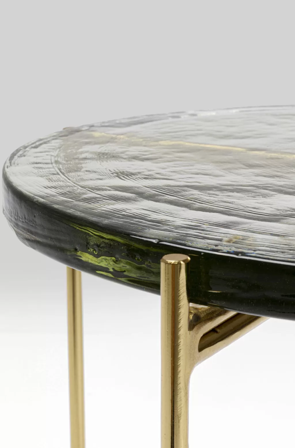 KARE Design - Table Basse Ice Contemporaine Ø40 cm - Design Scandinave Élégante pour Salon Moderne