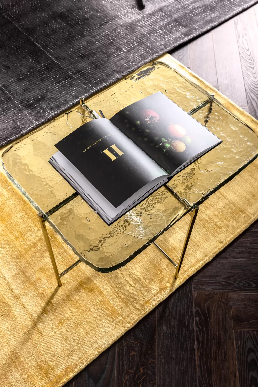 Table basse design scandinave KARE Ice - Noir mat pour salon moderne (63 x 46 cm)