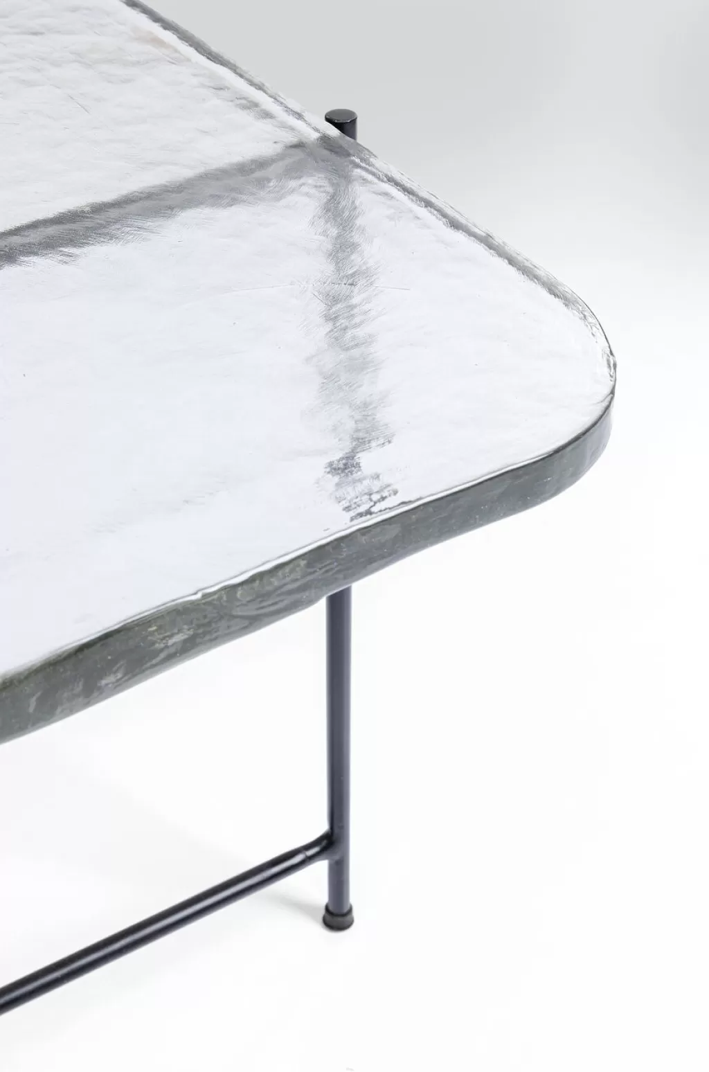 Table basse design scandinave KARE Ice - Noir mat pour salon moderne (63 x 46 cm)