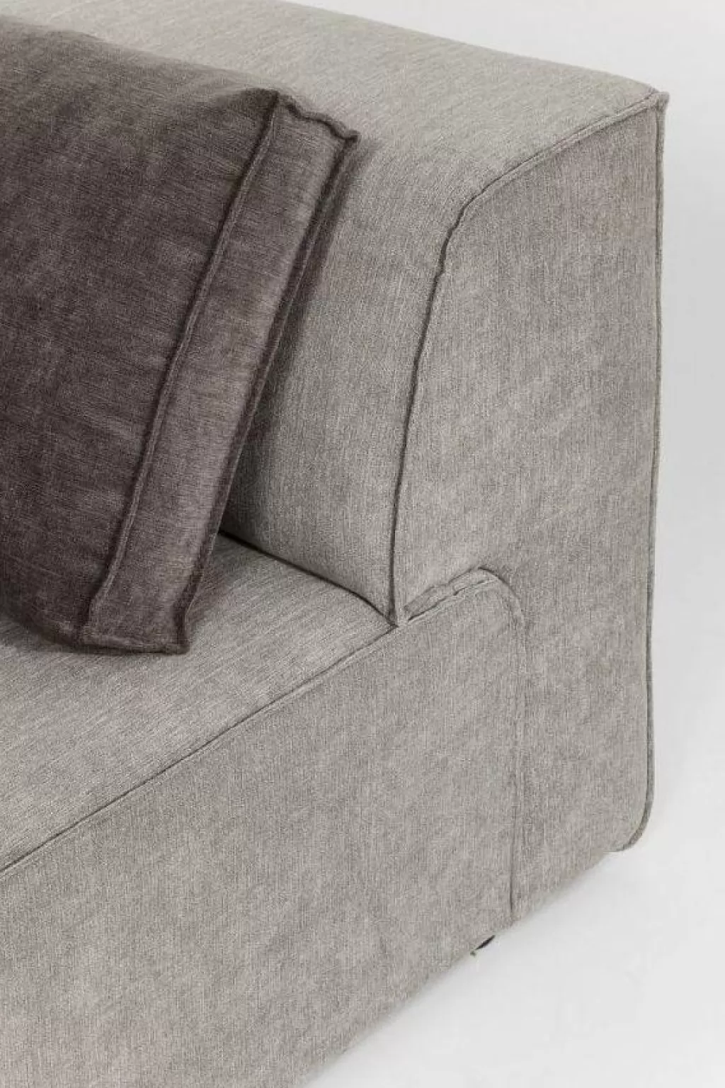Canapé d'angle modulable Infinity Elements - Module gauche gris anthracite 100 cm, Design contemporain KARE pour salon