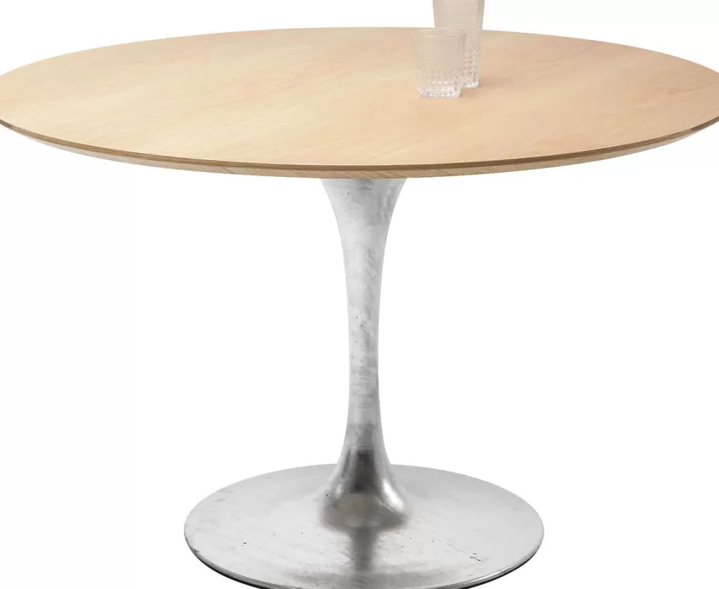 Pied de table design en zinc Ø60cm - Collection Invitation par KARE Design