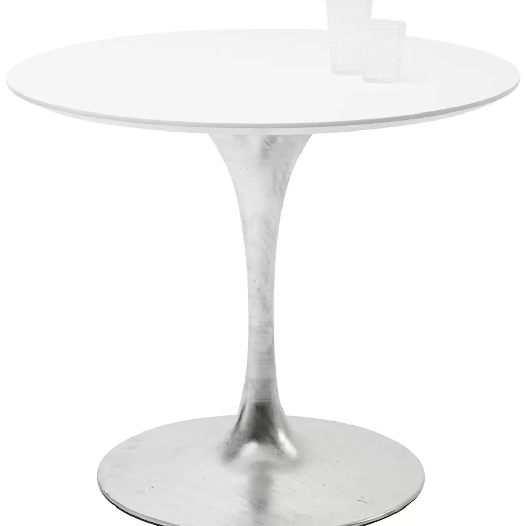 Pied de table design en zinc Ø60cm - Collection Invitation par KARE Design