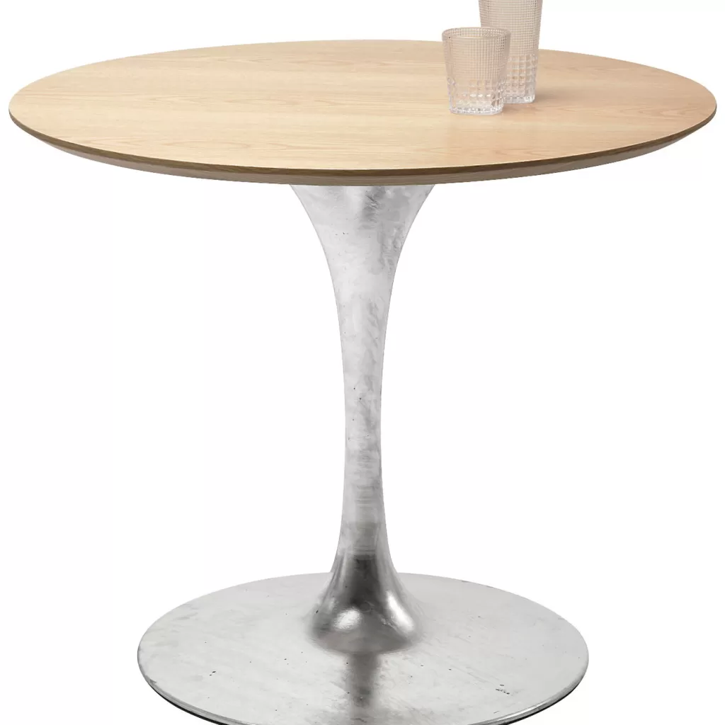 Pied de table design en zinc Ø60cm - Collection Invitation par KARE Design