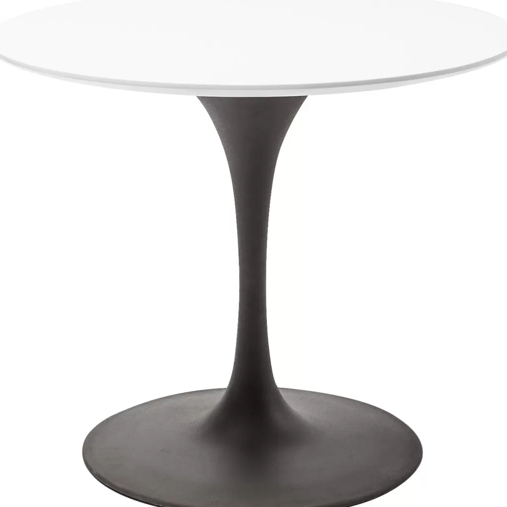 Plateau de Table Circulaire Invitation par KARE Design - Blanc Pur, Diamètre 90 cm - Idée Déco Contemporaine pour Réceptions