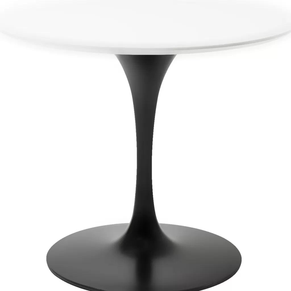 Plateau de Table Circulaire Invitation par KARE Design - Blanc Pur, Diamètre 90 cm - Idée Déco Contemporaine pour Réceptions