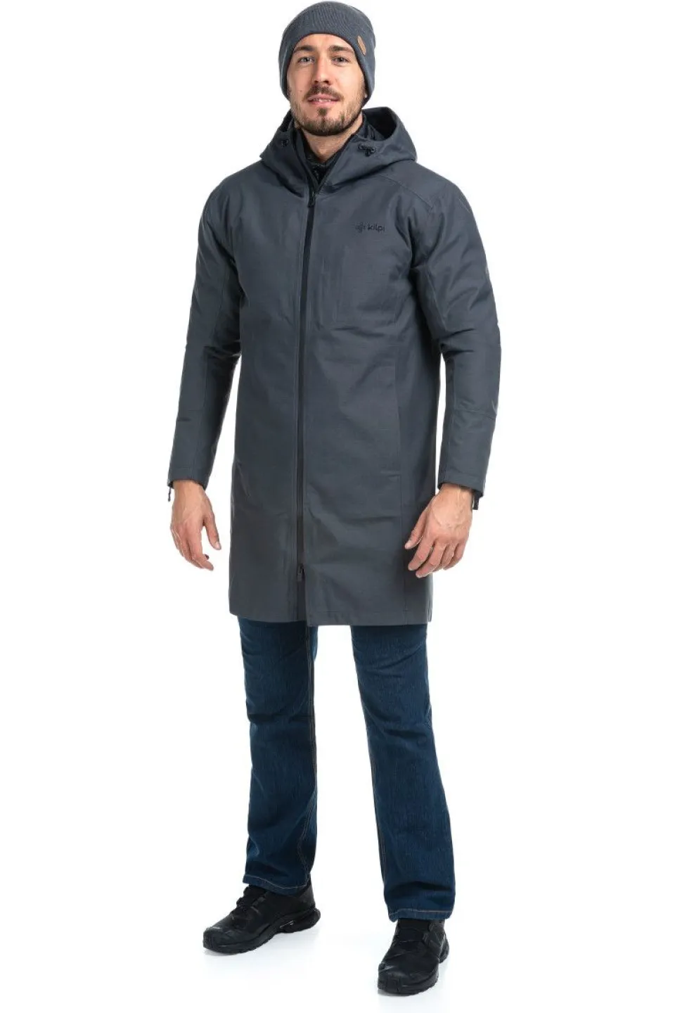 Kilpi – Manteau d'Hiver Imperméable pour Homme IVAR-M – Coupe Moderne & Style Urbain