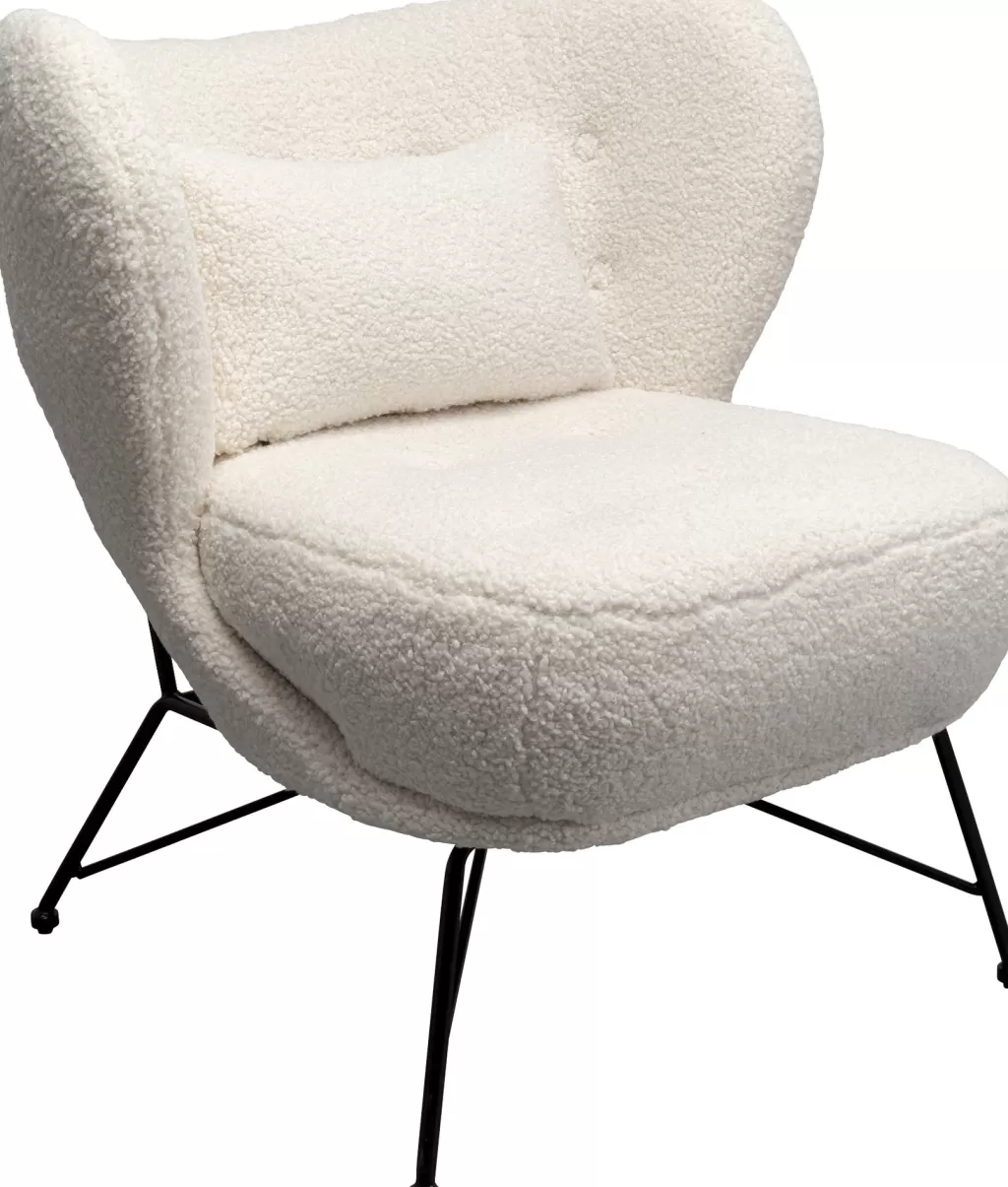 Fauteuil design confortable Jacky Teddy - Style ours en peluche par KARE Design