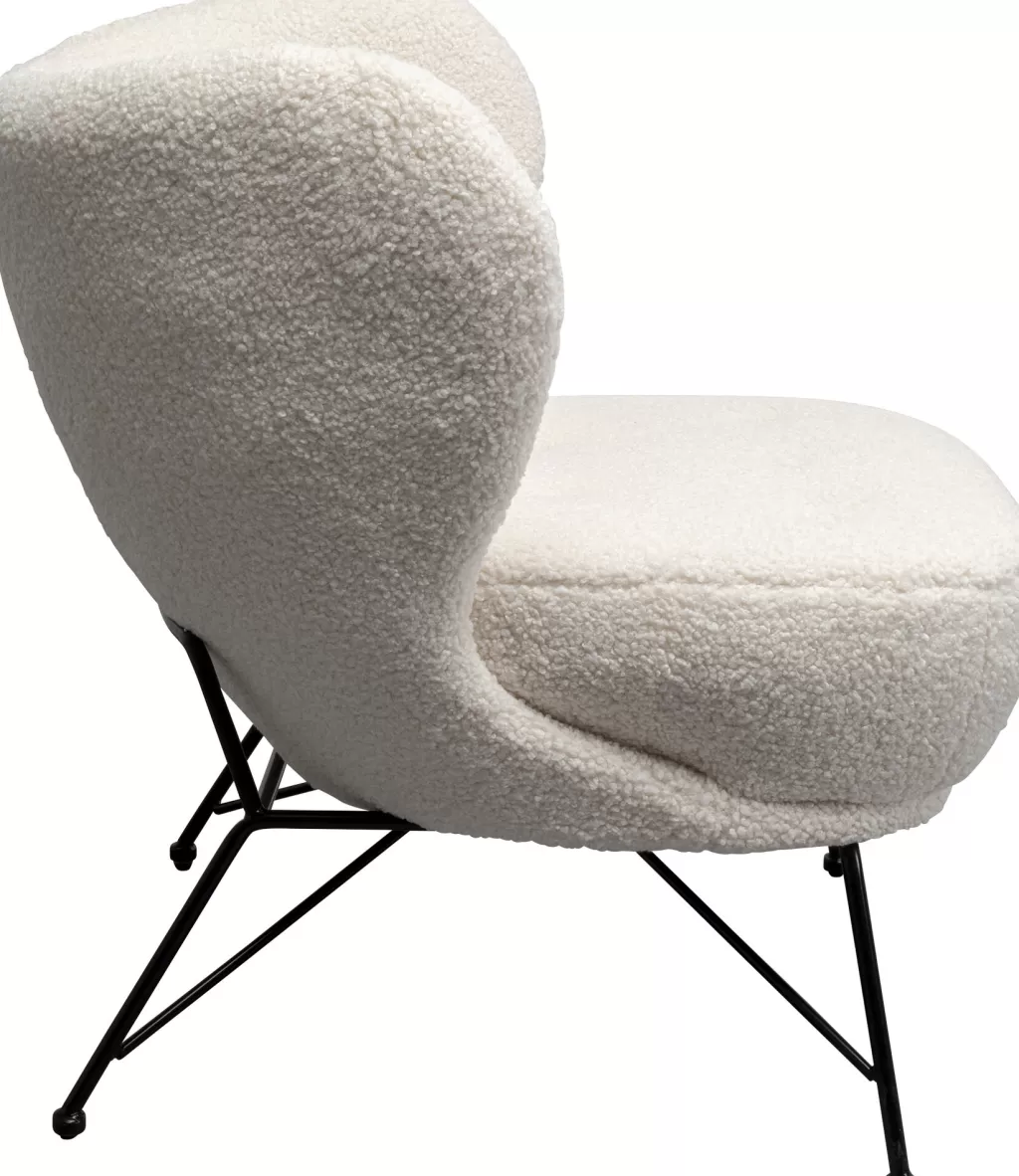 Fauteuil design confortable Jacky Teddy - Style ours en peluche par KARE Design
