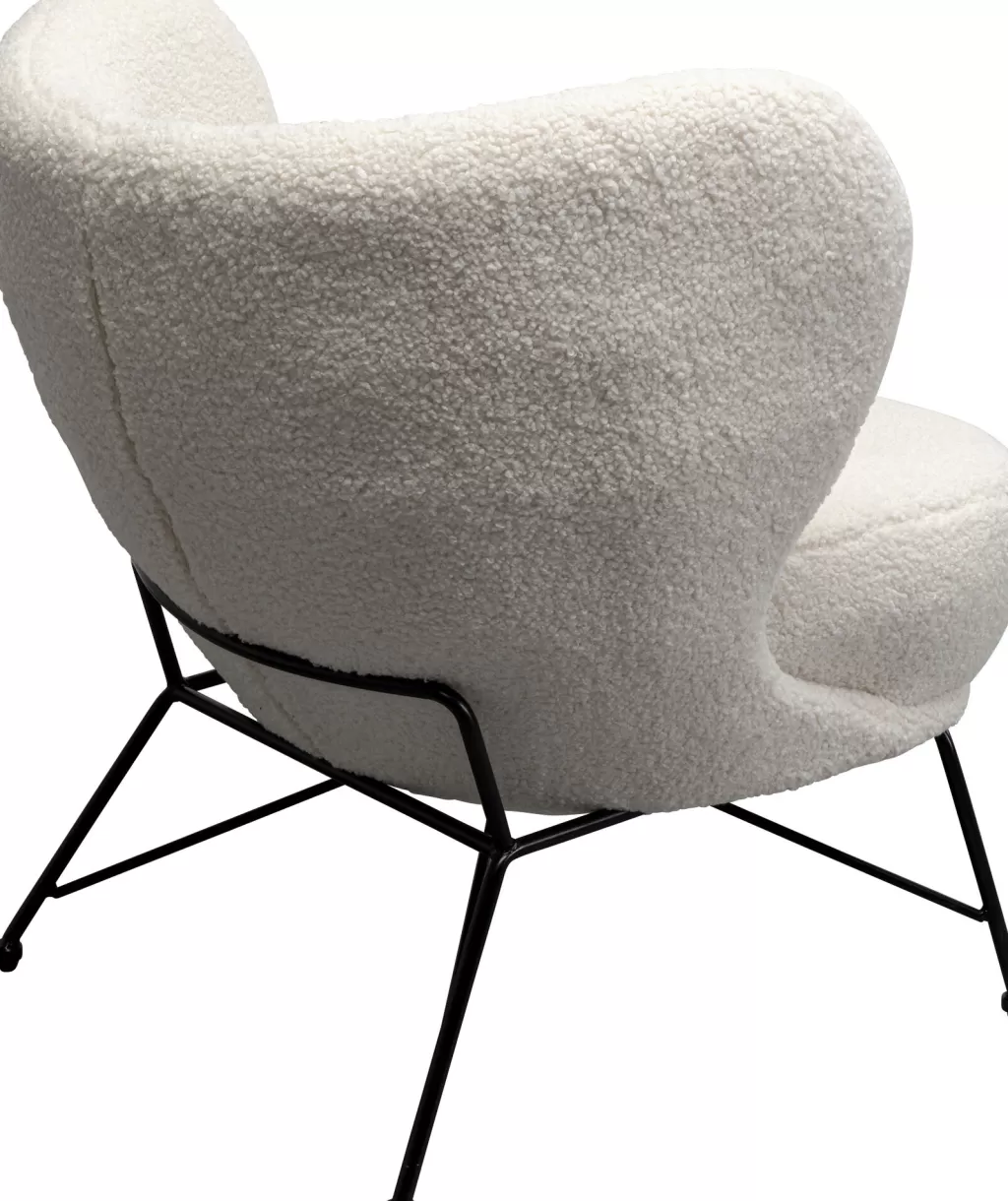 Fauteuil design confortable Jacky Teddy - Style ours en peluche par KARE Design