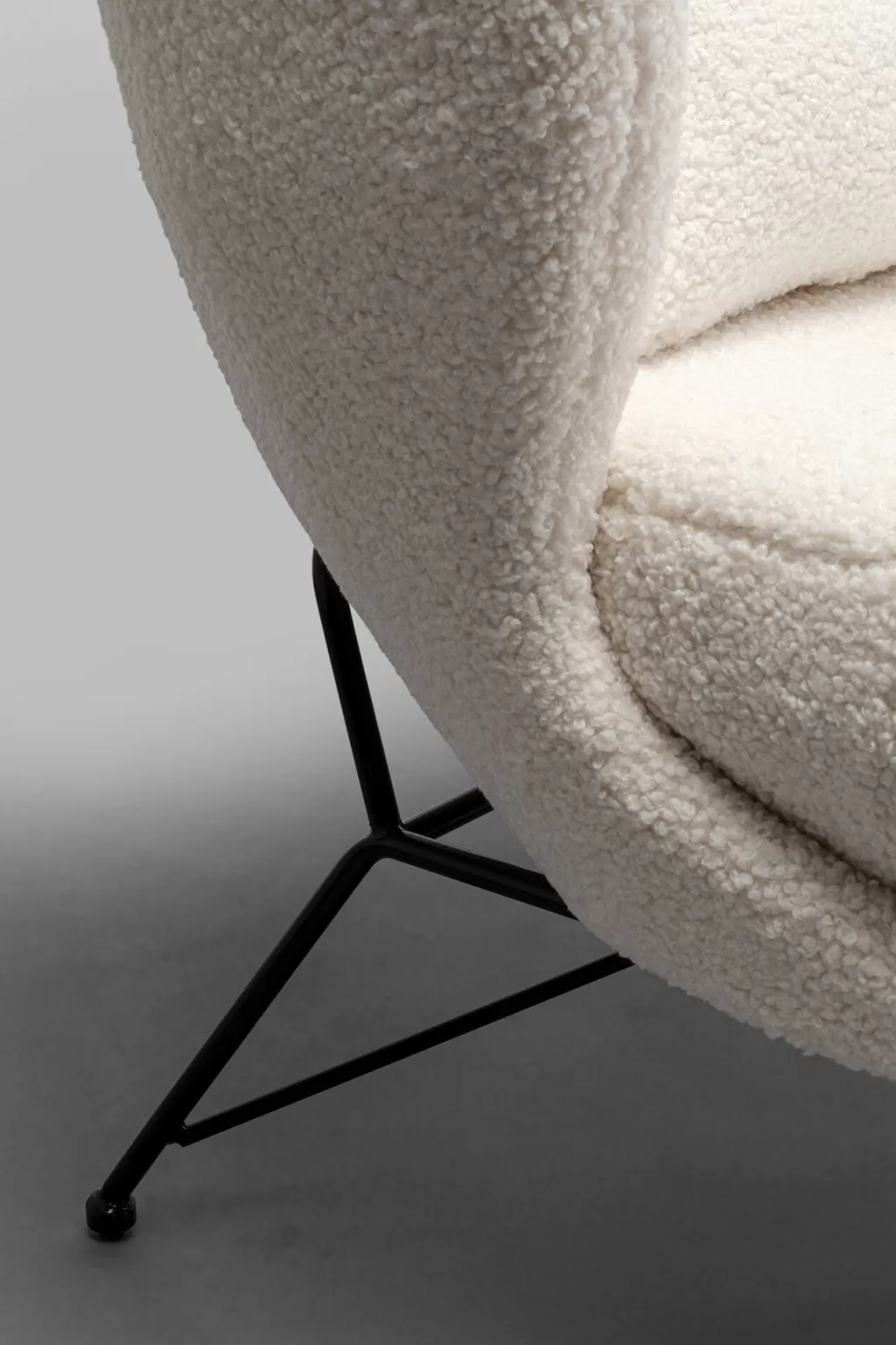 Fauteuil design confortable Jacky Teddy - Style ours en peluche par KARE Design